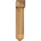 Ekena Millwork Traditional Arts and Crafts Rough Sawn Bracket w/ Offset Brace, Western Red Cedar, 8"W x 32"D x 38"H BKT0806X32X38TRA03RWR - alternate 2